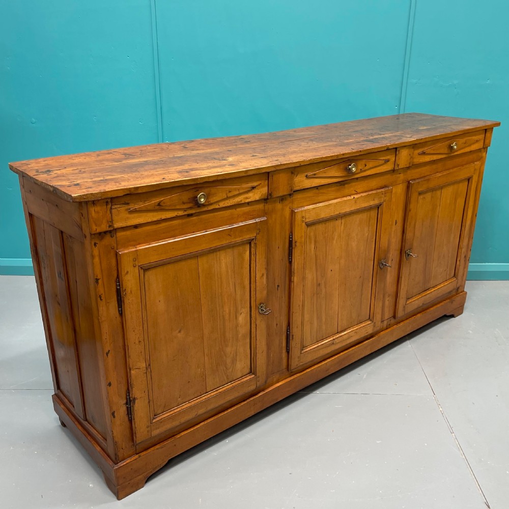 Early 19th century fruitwood enfilade 