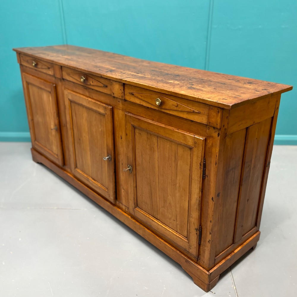 Early 19th century fruitwood enfilade  View X