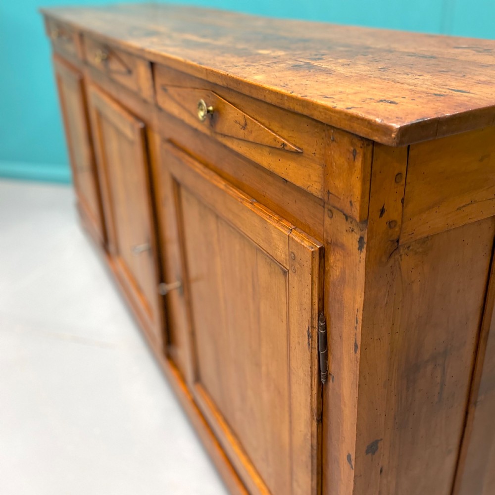 Early 19th century fruitwood enfilade  View XI