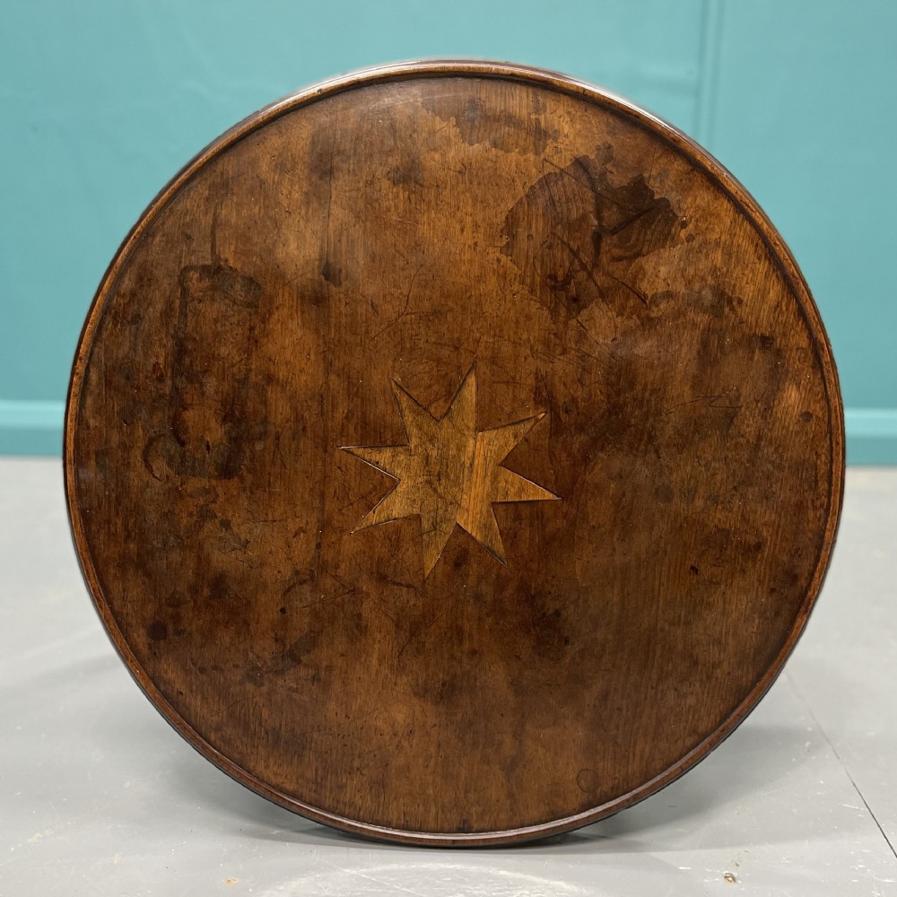 Unusual Regency cradle pedestal round side table View IV