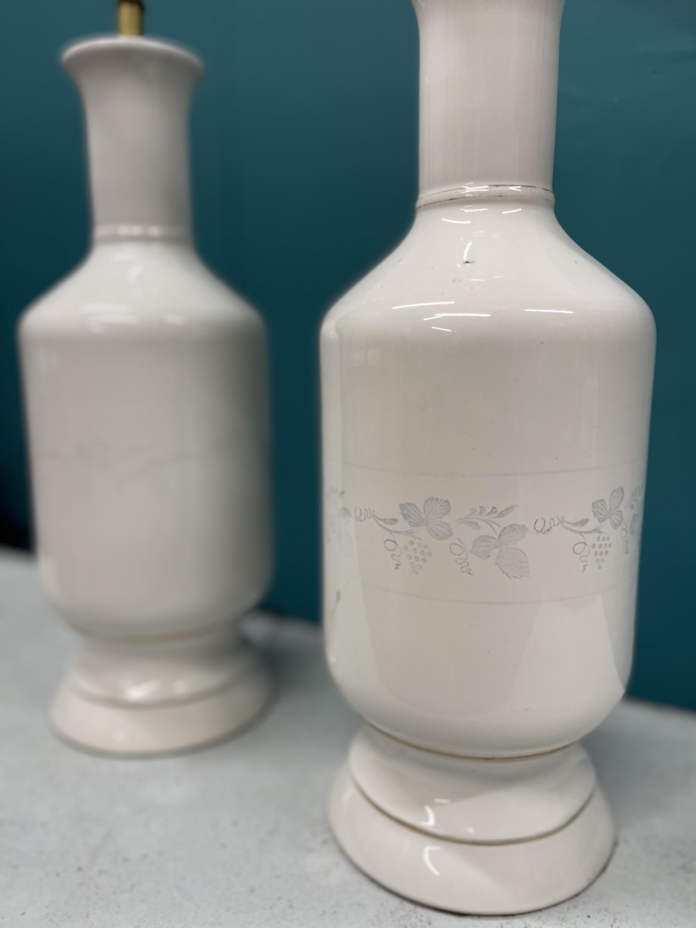 Pair of ceramic lamps  View VI