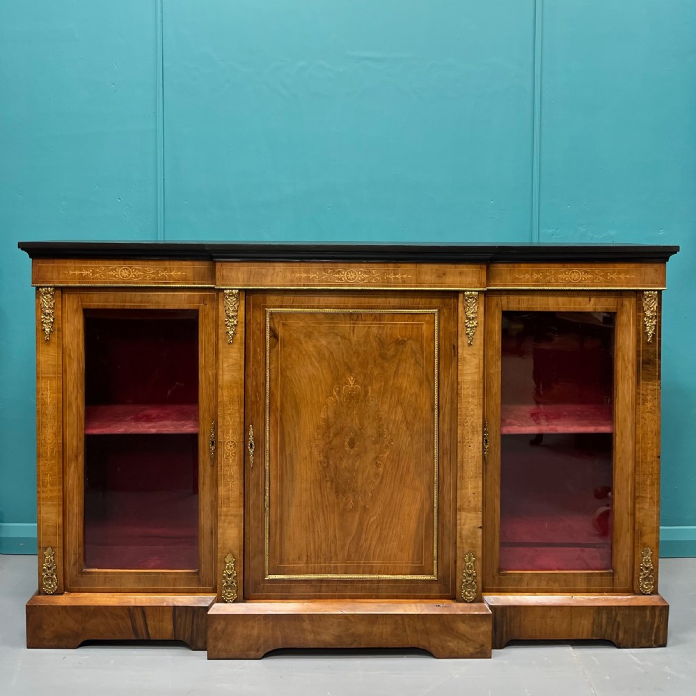Breakfront credenza bookcase  View IX