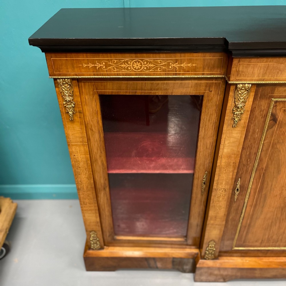 Breakfront credenza bookcase  View II