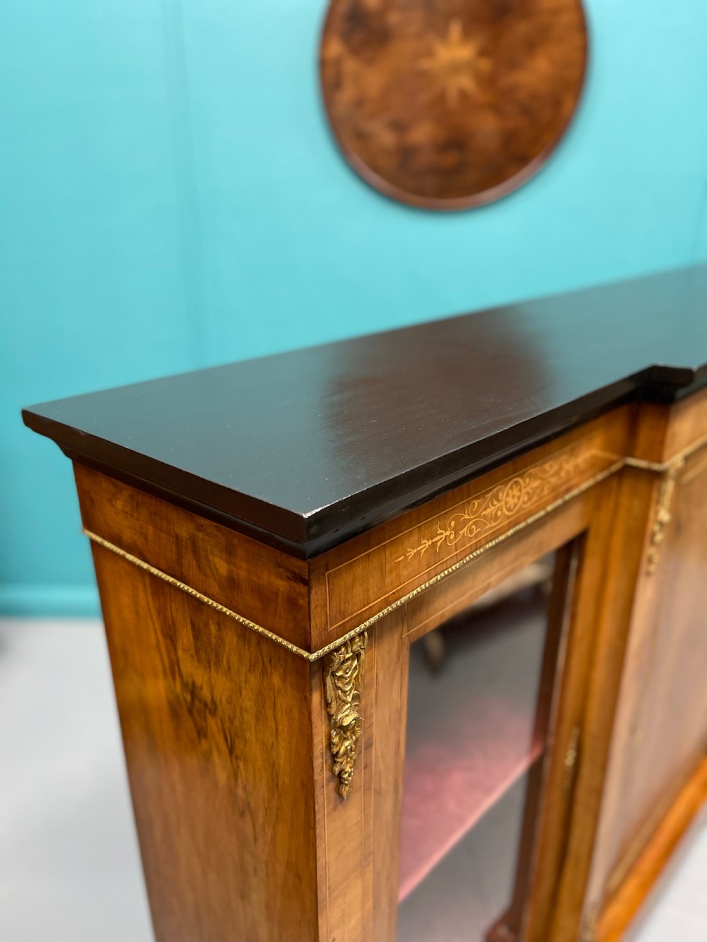 Breakfront credenza bookcase  View VII