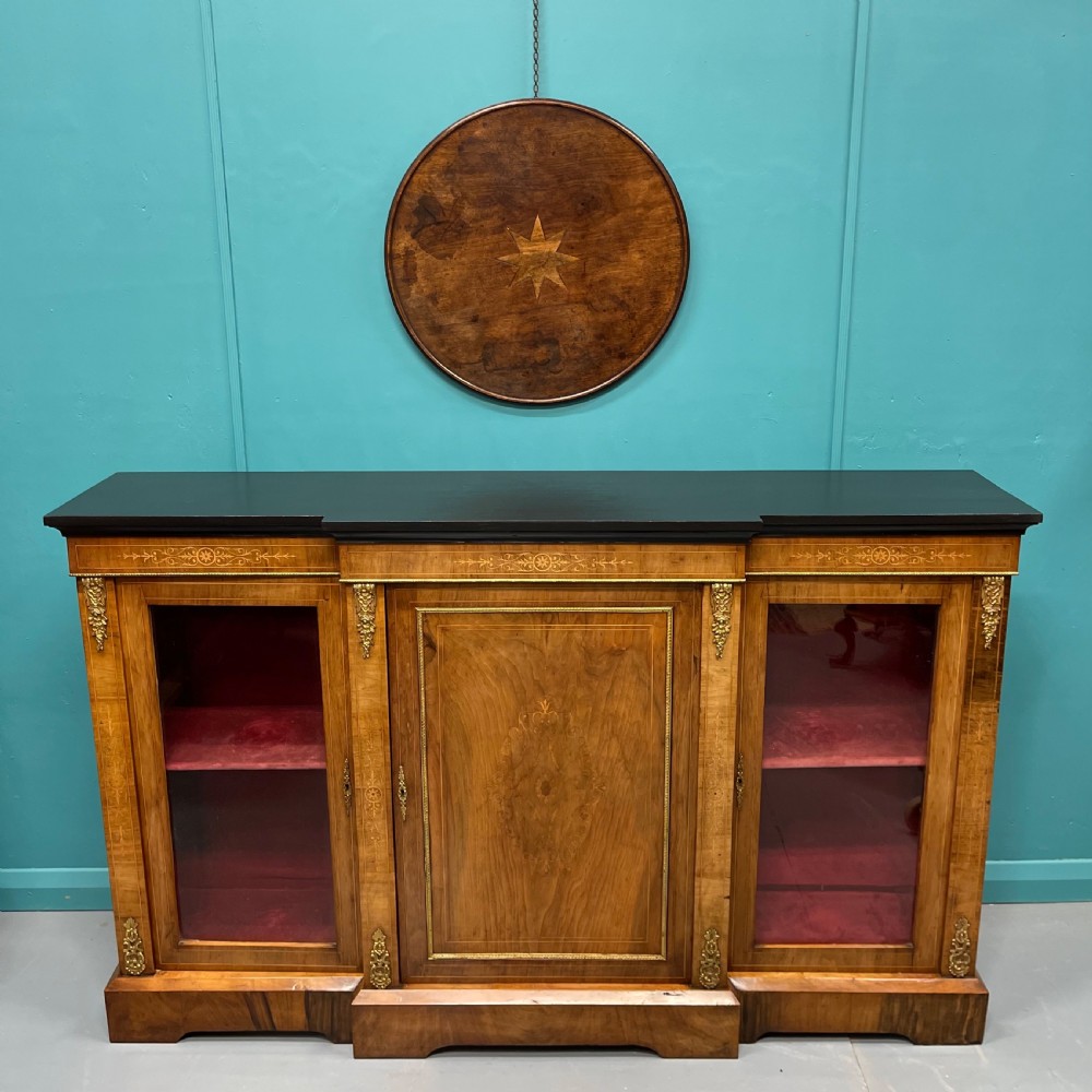 Breakfront credenza bookcase 