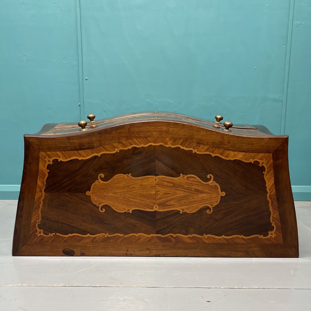 Italian marquetry commode chest of drawers  View IV