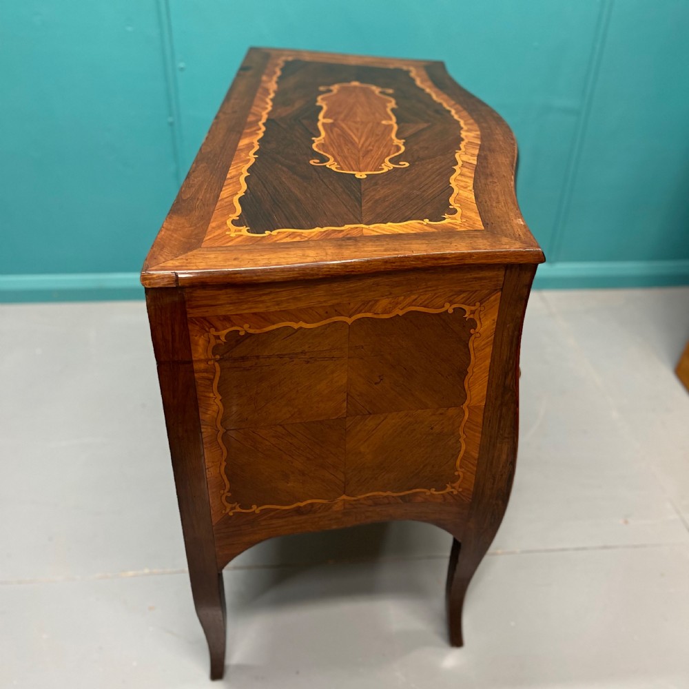 Italian marquetry commode chest of drawers  View VIII