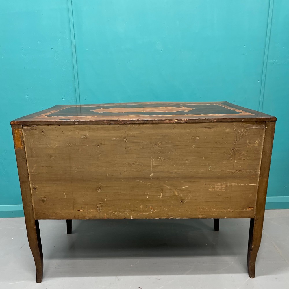 Italian marquetry commode chest of drawers  View IX