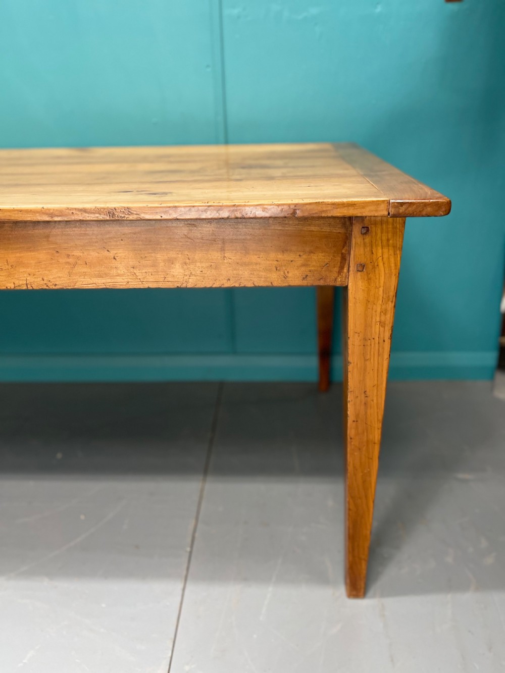 Large 19th century French farmhouse table View V