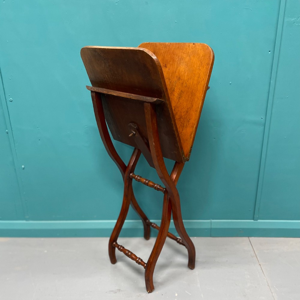 Mid 19th century folding coaching table View VII