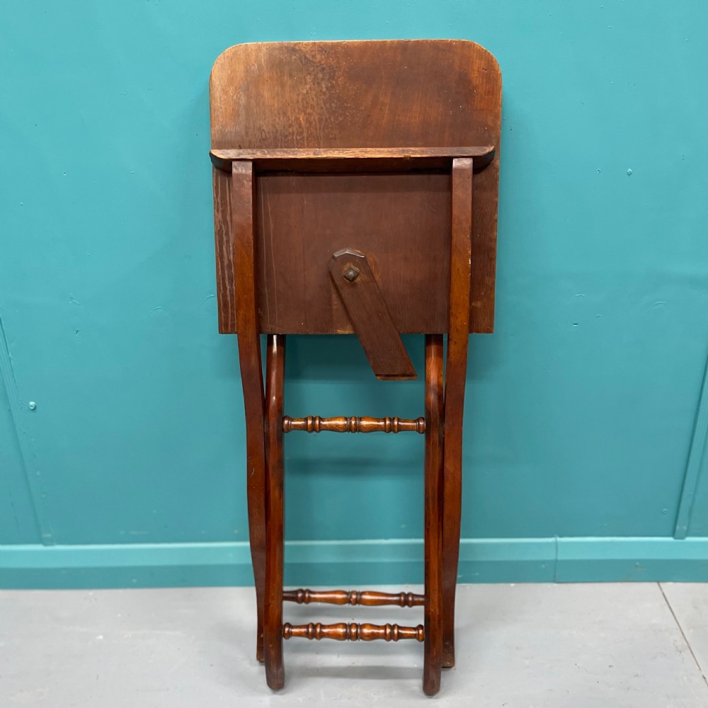 Mid 19th century folding coaching table View IX