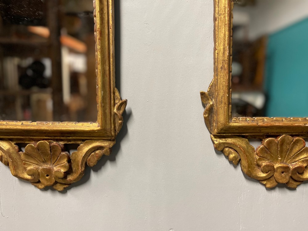 Pair of 18th century Italian gilt mirrors View V