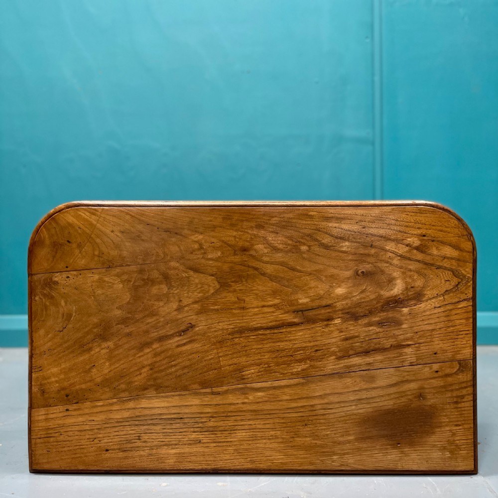 Arts and Crafts side table in elm View III