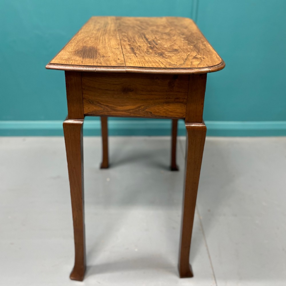 Arts and Crafts side table in elm View V