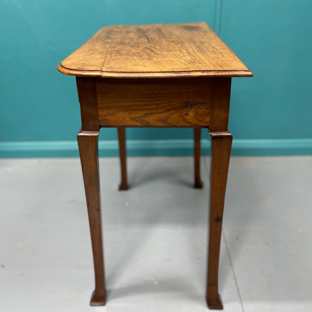 Arts and Crafts side table in elm View VI
