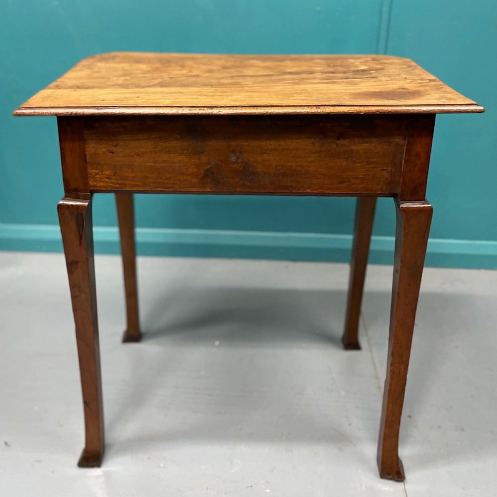 Arts and Crafts side table in elm View VII