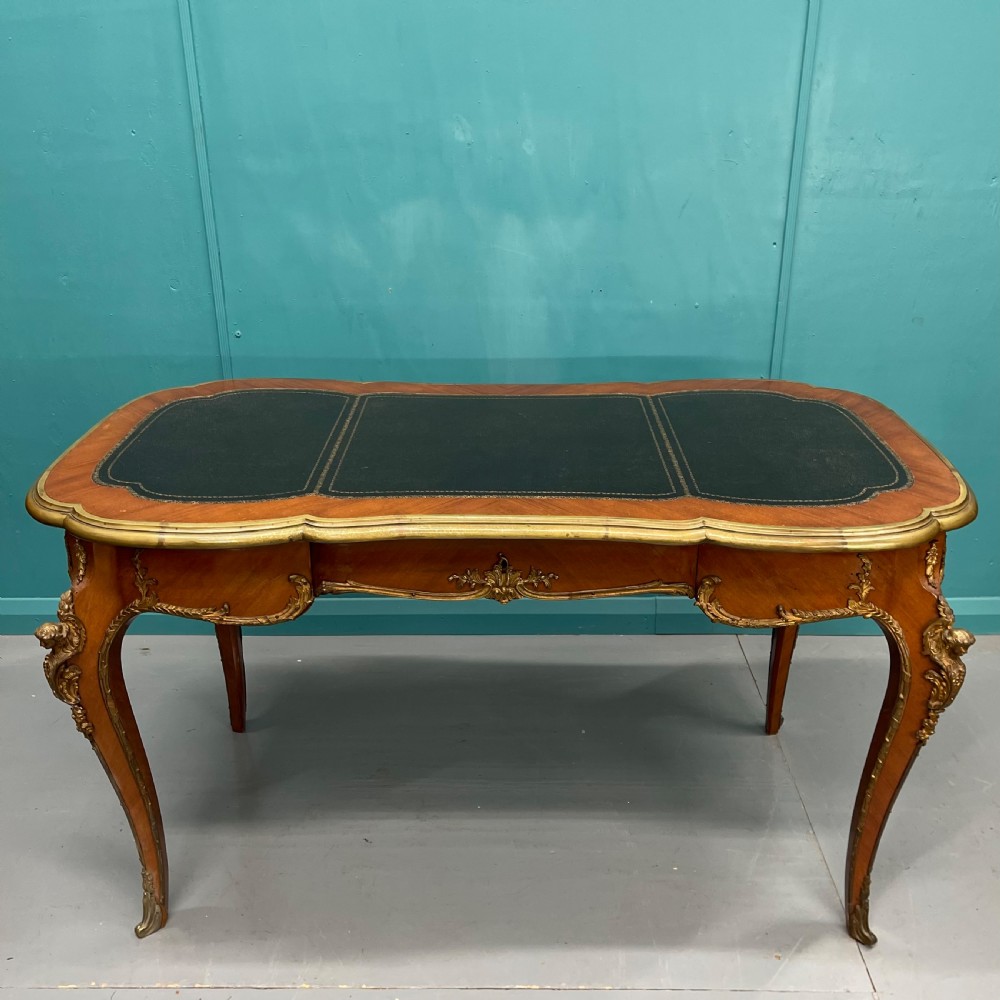 French bureau plat freestanding partners desk