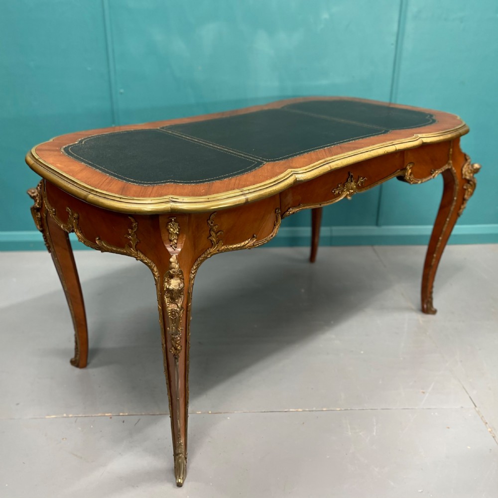 French bureau plat freestanding partners desk View III
