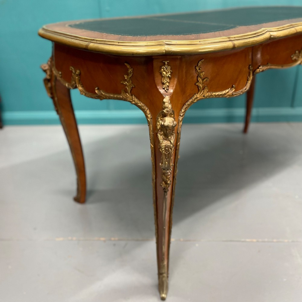 French bureau plat freestanding partners desk View IV