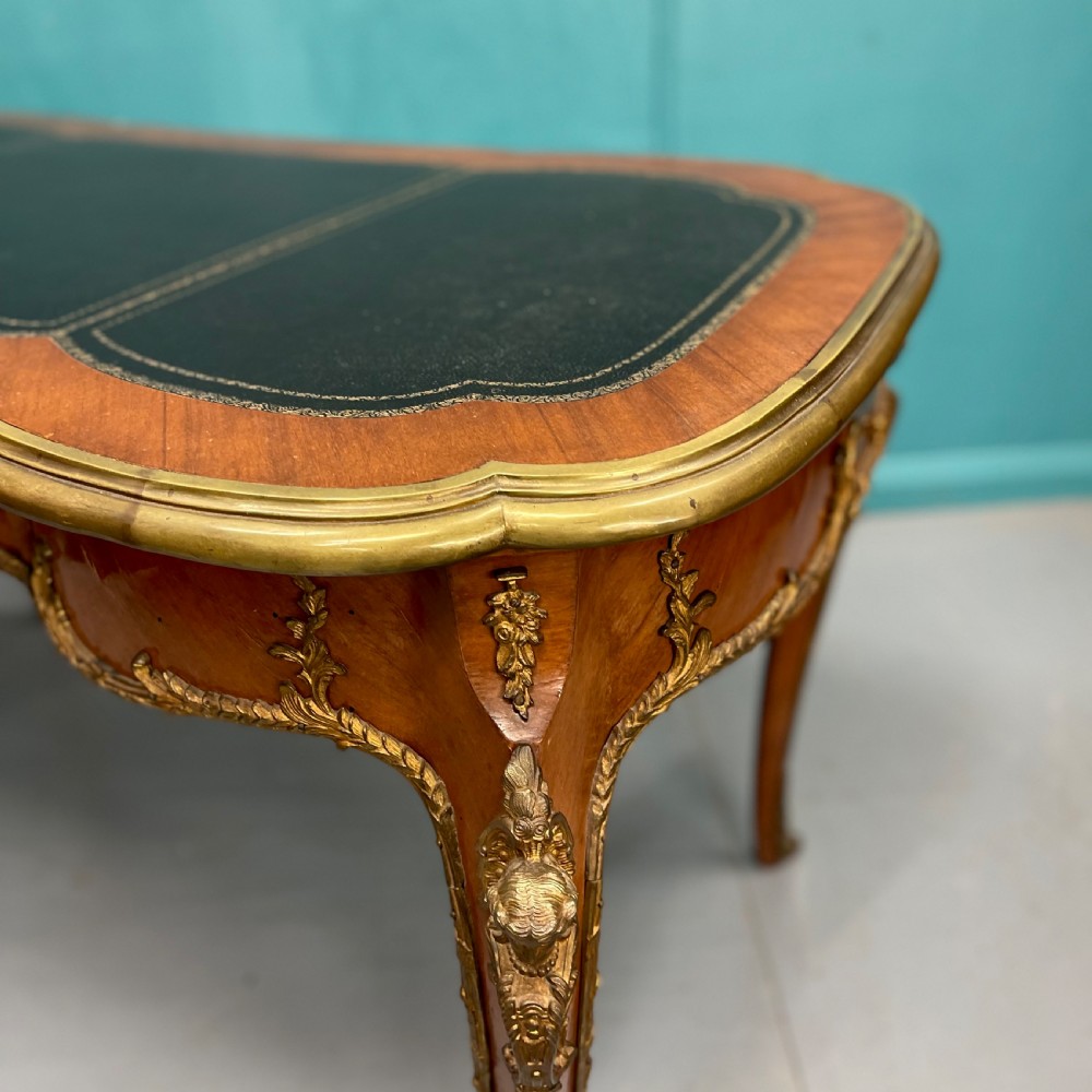 French bureau plat freestanding partners desk View VII