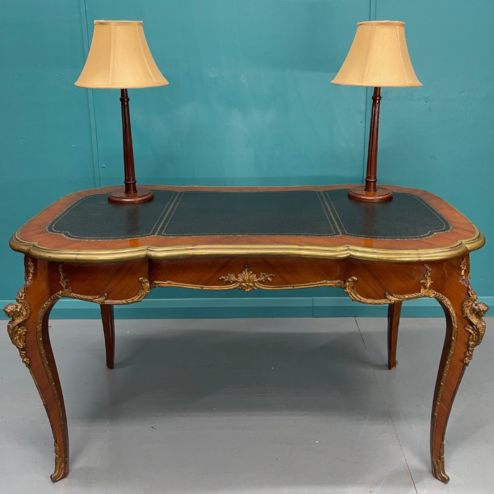 French bureau plat freestanding partners desk View IX