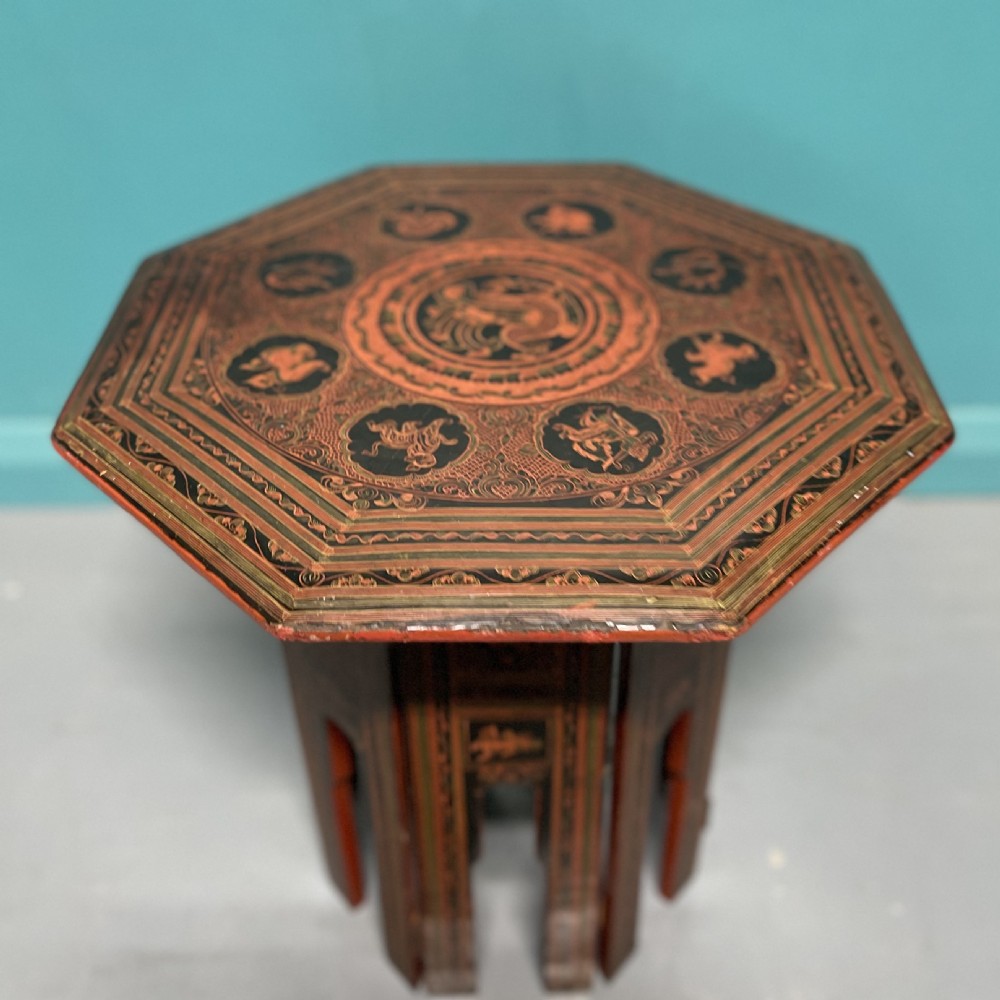 Anglo Indian folding side table Inc P&P View IX