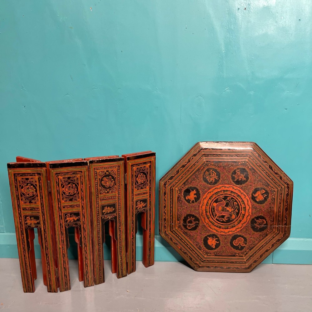 Anglo Indian folding side table Inc P&P View V