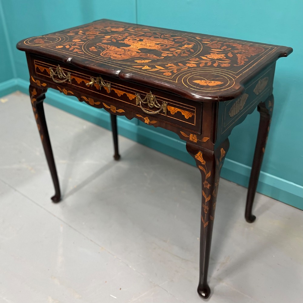 18th century Dutch marquetry side table