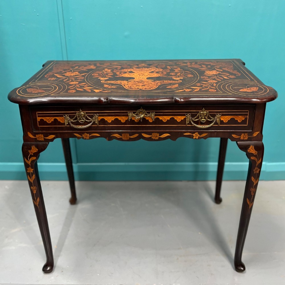 18th century Dutch marquetry side table View III