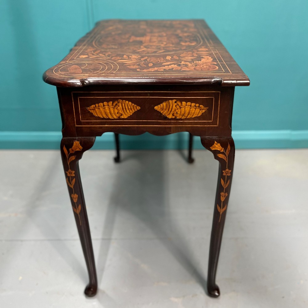 18th century Dutch marquetry side table View VI
