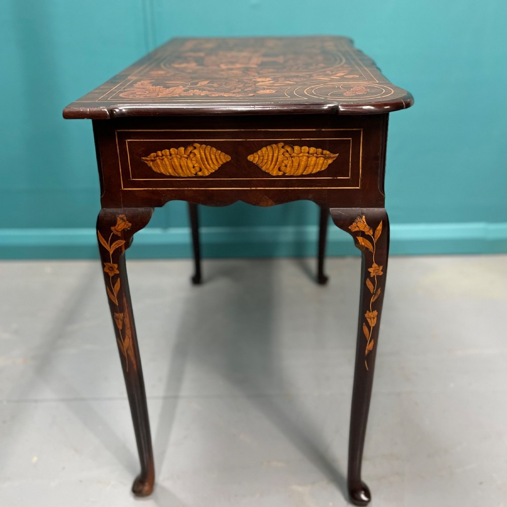 18th century Dutch marquetry side table View VII