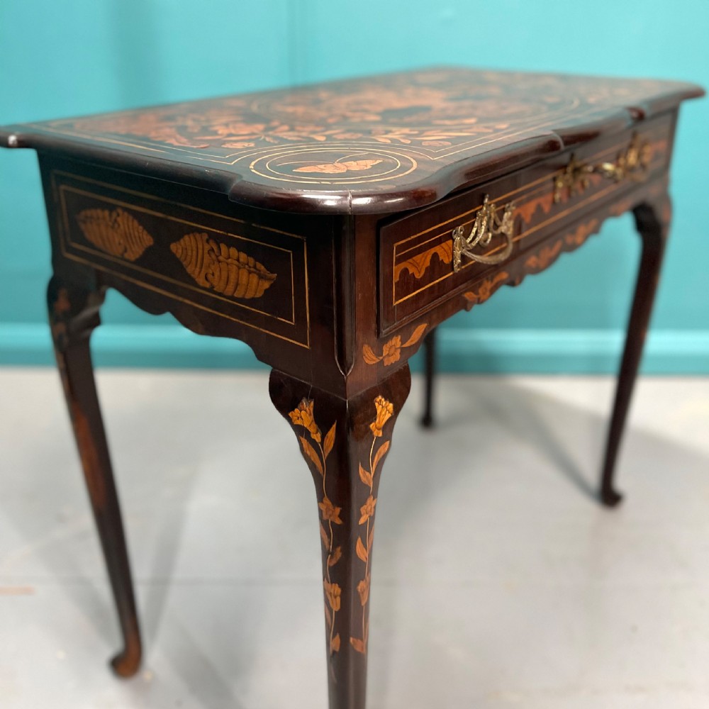 18th century Dutch marquetry side table View IX