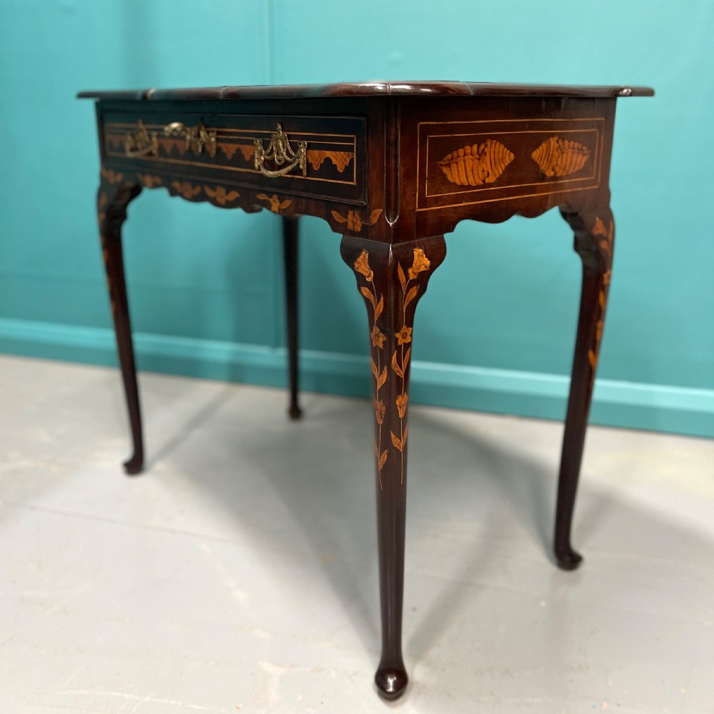 18th century Dutch marquetry side table View XI