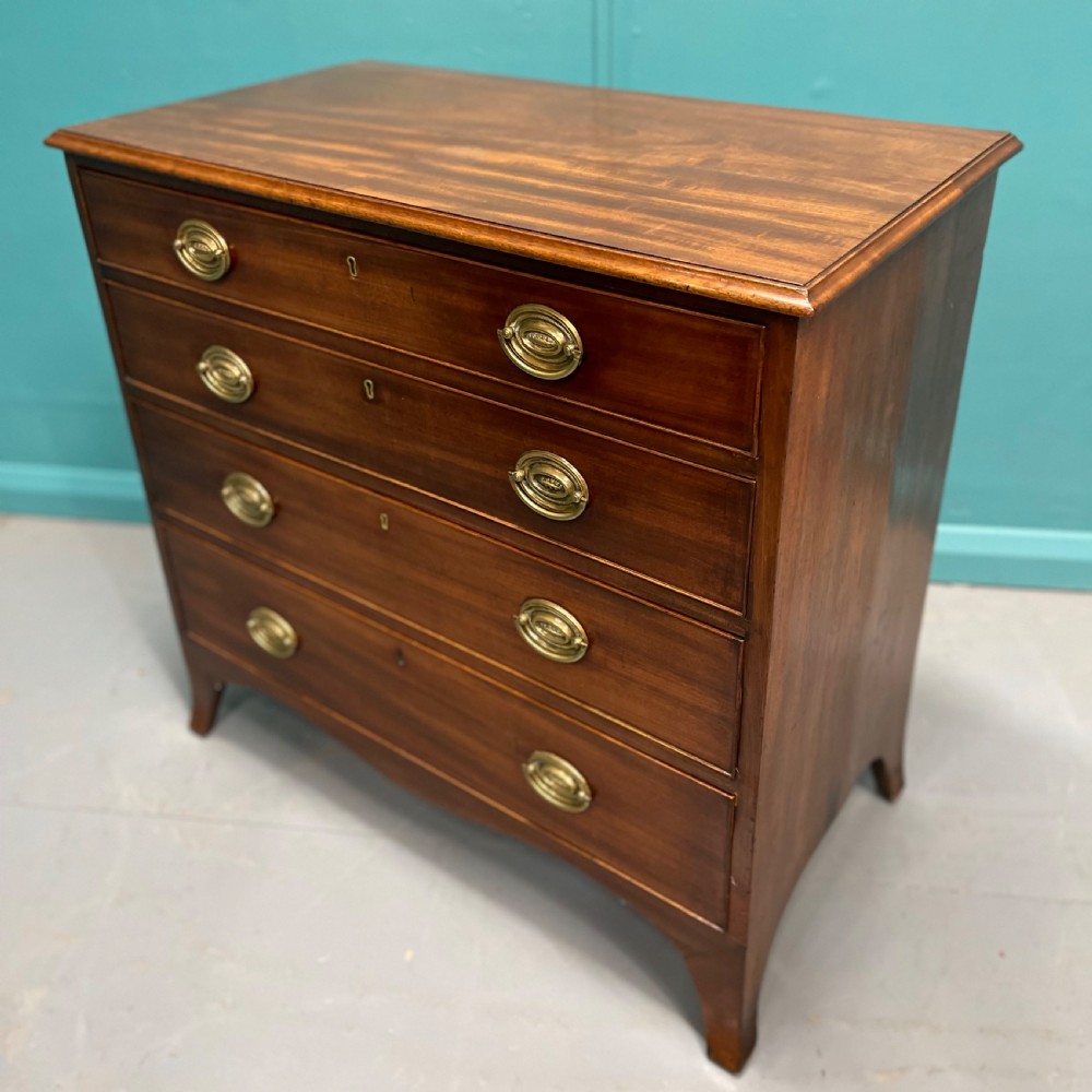 Small Regency mahogany chest of drawers  View VIII