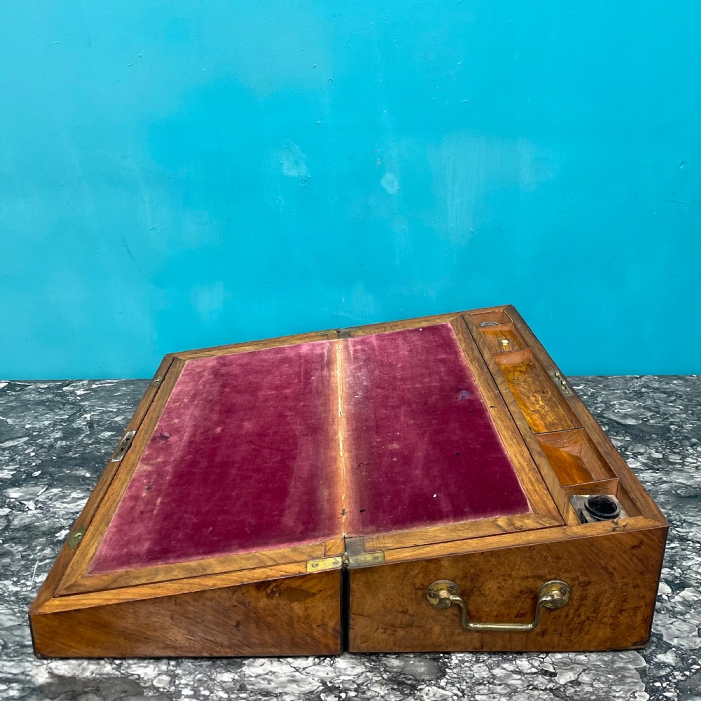 Geometric parquetry Tonbridge ware writing box View X