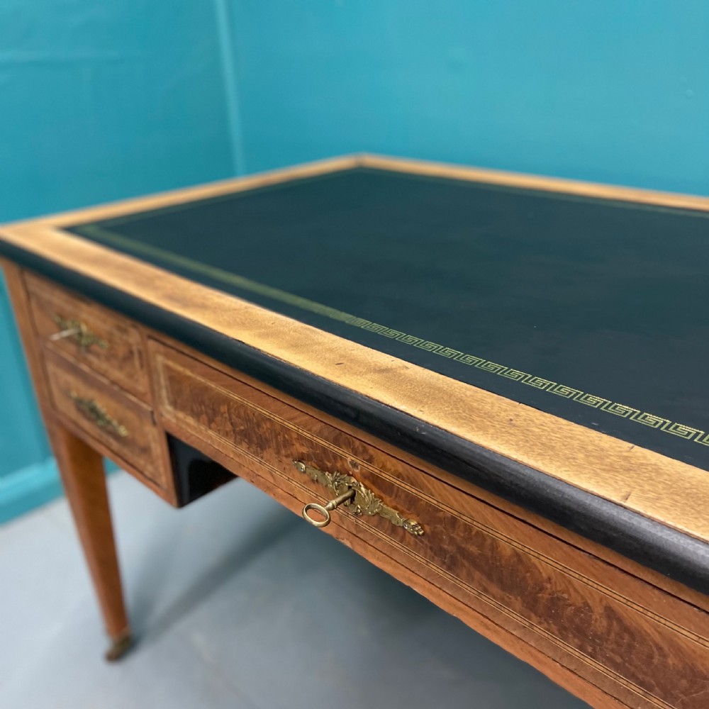 French 19th century inlaid bleached desk View VII