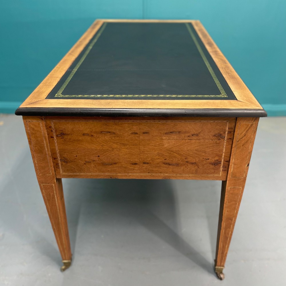 French 19th century inlaid bleached desk View VIII