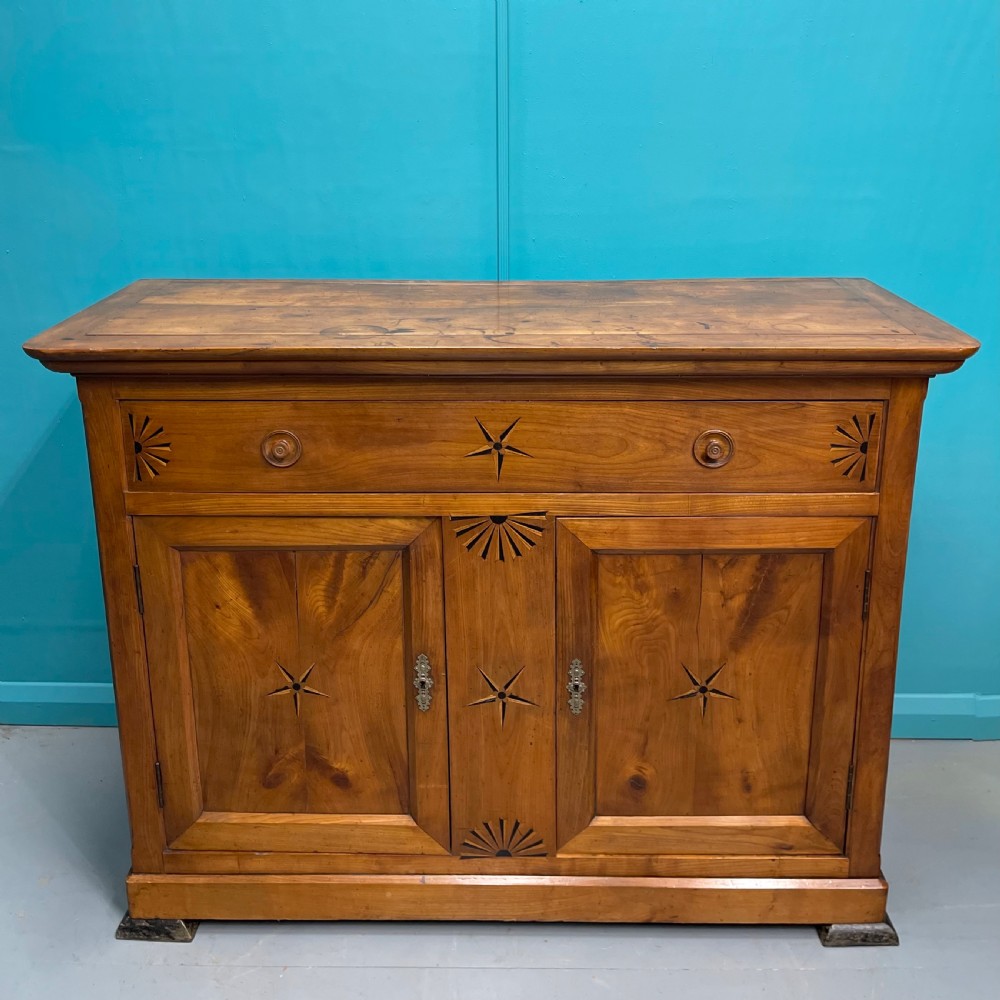 French cherry server sideboard