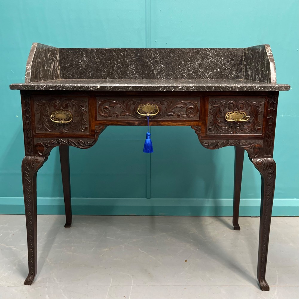 Marble top dressing table by Edwards & Roberts 