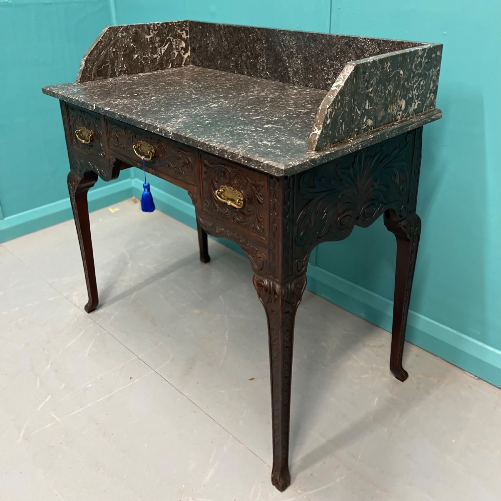 Marble top dressing table by Edwards & Roberts  View VII