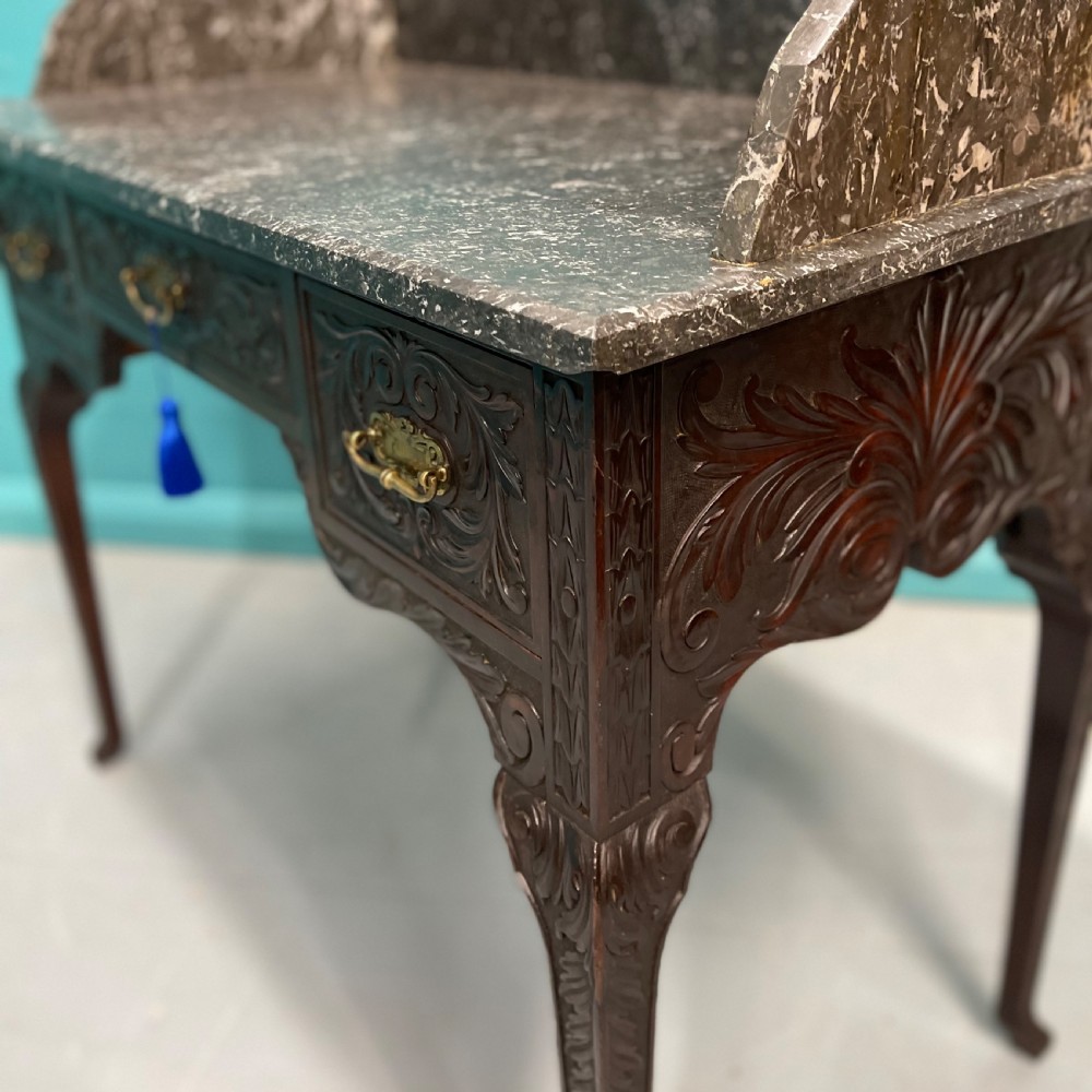 Marble top dressing table by Edwards & Roberts  View XI