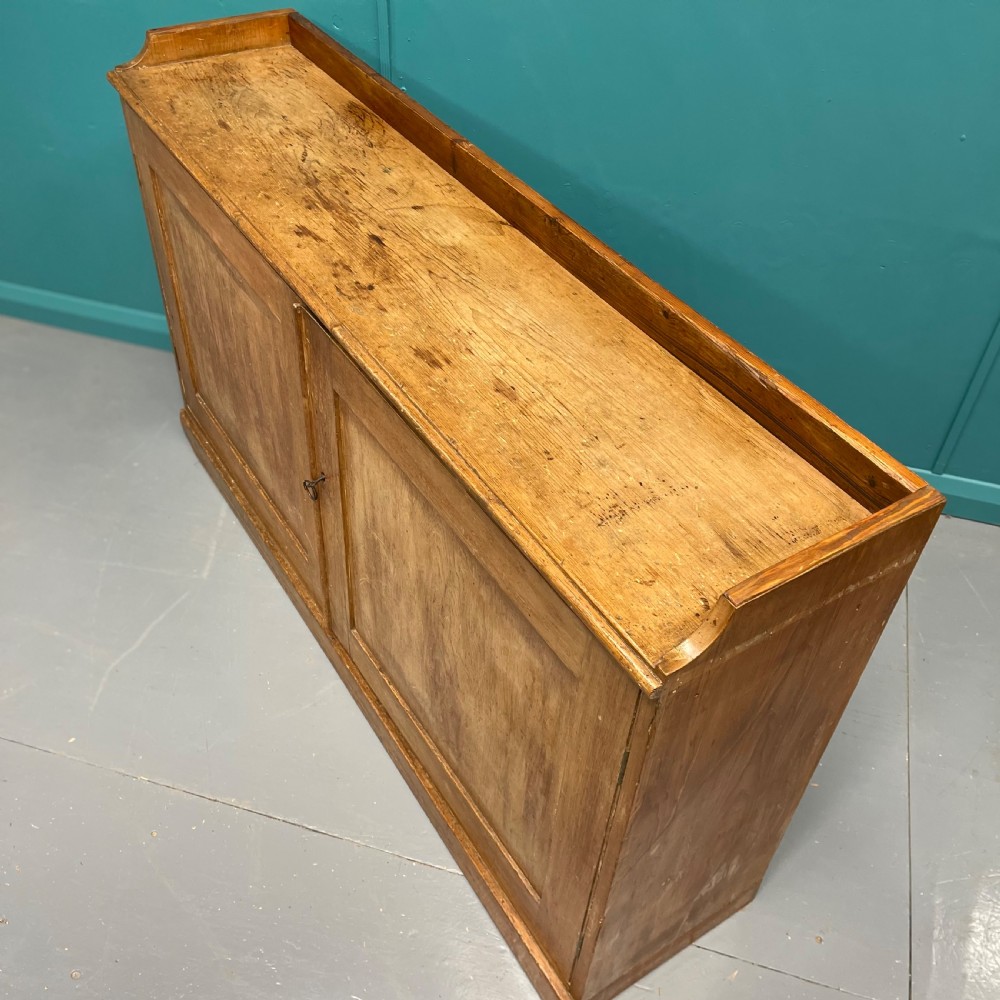 19th century scrubbed pine slim dresser base  View VI