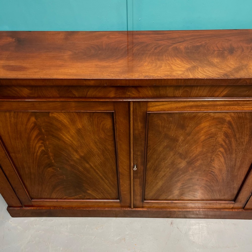 William IV mahogany two door cabinet  View IV