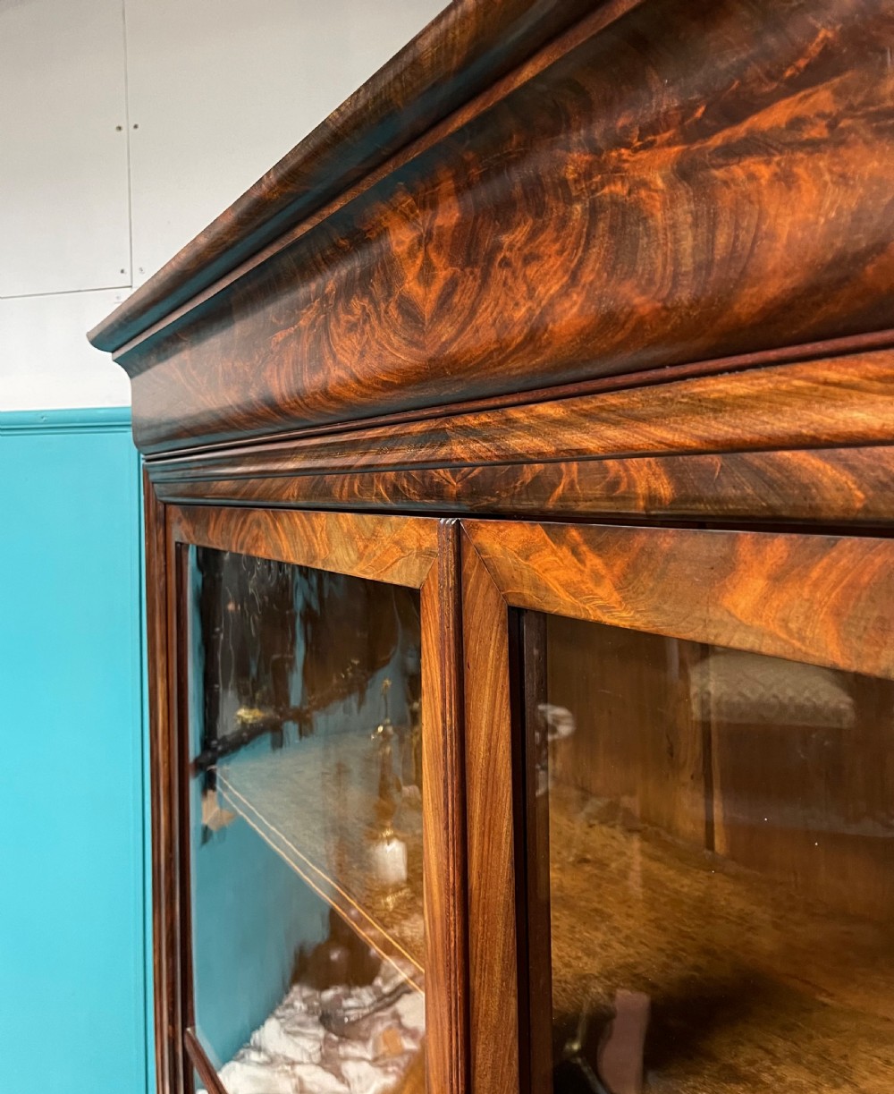 Large 19th century French two door bookcase  View IV