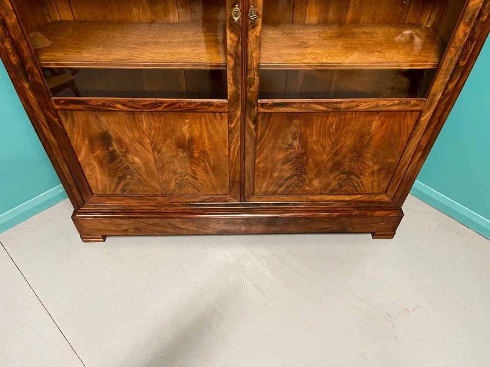 Large 19th century French two door bookcase  View VIII
