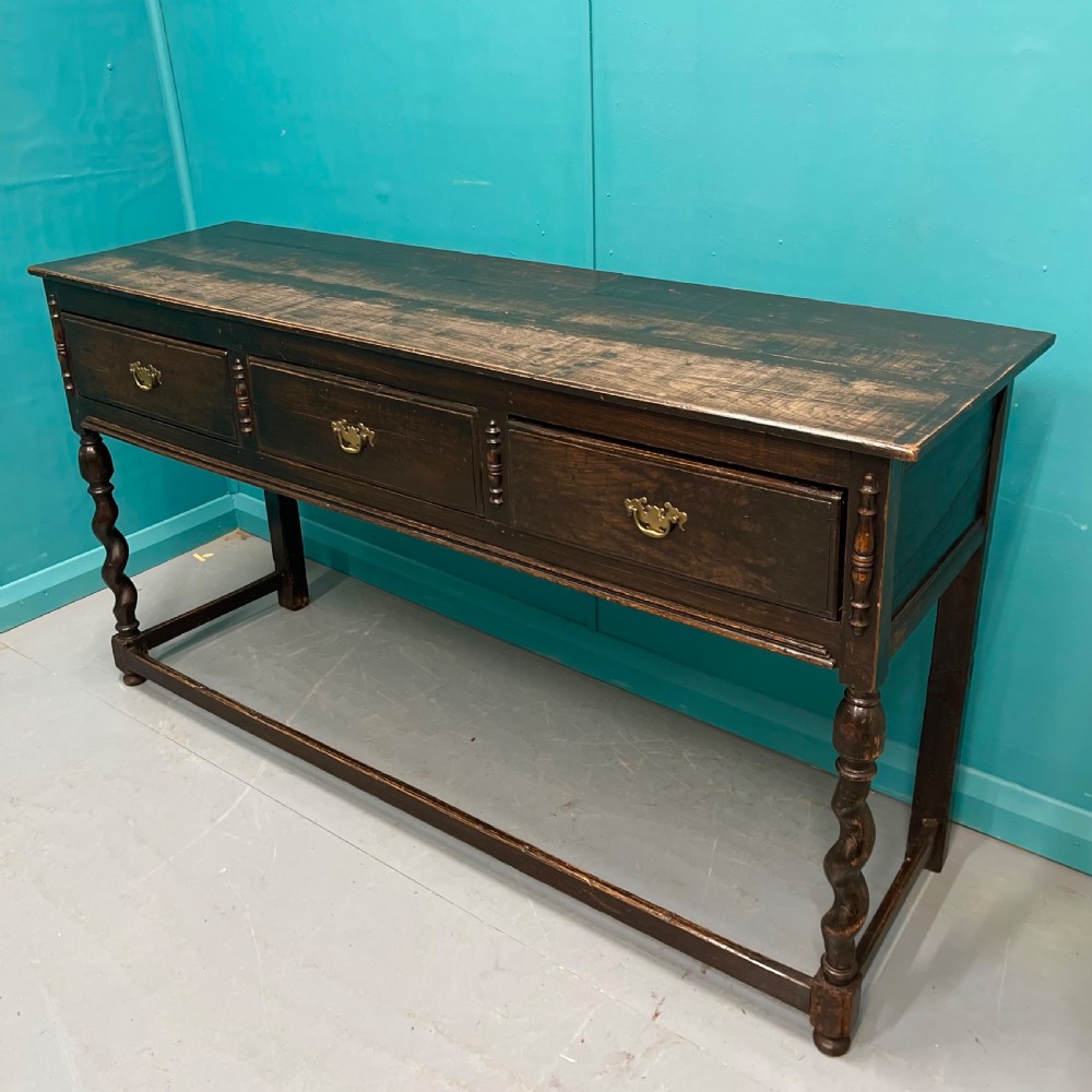 19th century oak dresser base View III