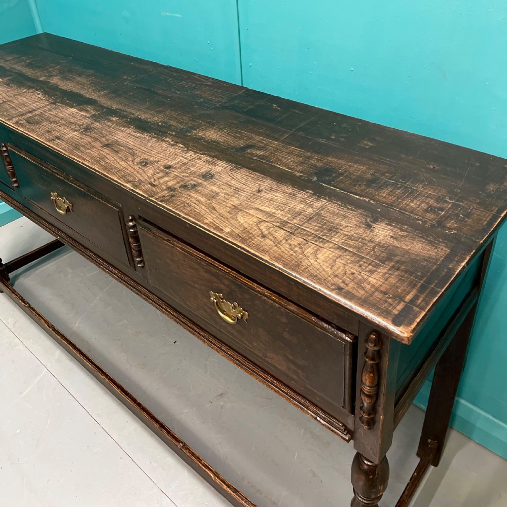 19th century oak dresser base View IV