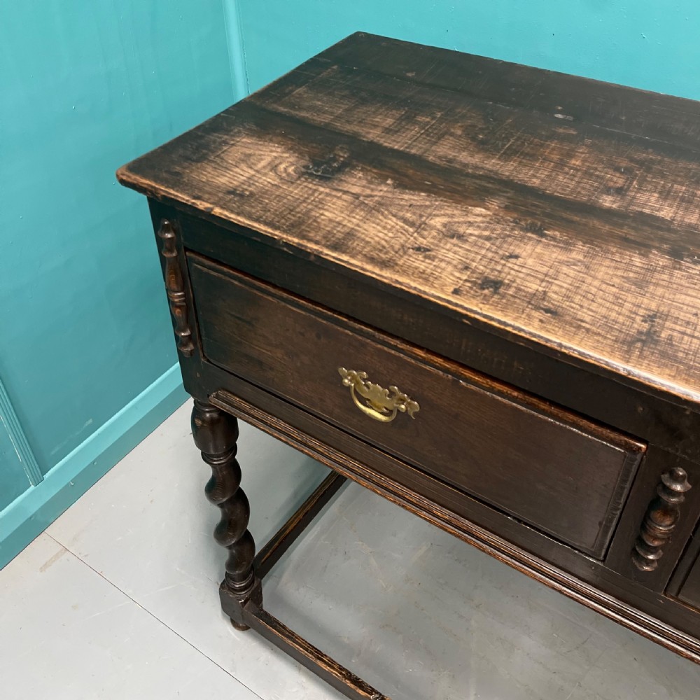 19th century oak dresser base View VI