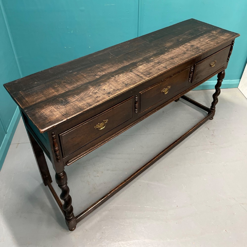 19th century oak dresser base View VII