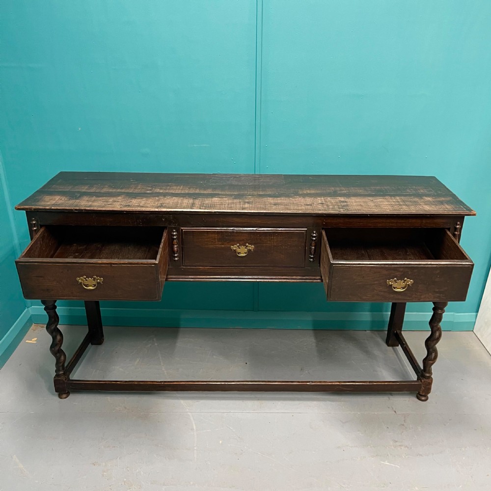 19th century oak dresser base View VIII